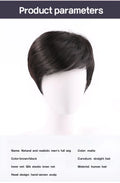 Full Head Men Hair Wig Easy to Use and Fit on Every Head Size Natural color
