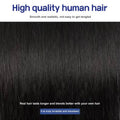 Full Head Men Hair Wig Easy to Use and Fit on Every Head Size Natural color
